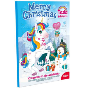 Adventskalender choklad, 50 g - Enhörning Jul