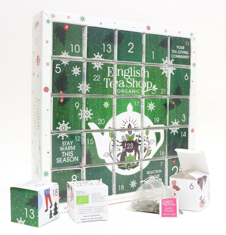 English Tea Shop Adventskalender med te ”Puzzle Box” Grön