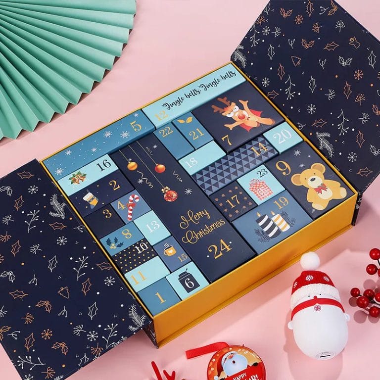 Gör din egen Adventskalender - DIY - Återanvändbar - Blå