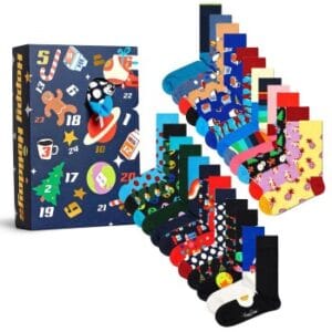 Happy socks Strumpor 24P Advent Calendar Socks Gift Set Flerfärgad-2 bomull Strl 41/46