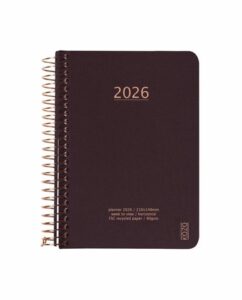 Kalender 2026 A6 Vecka/Uppslag Coffee