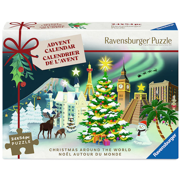Pusselkalender 24x54 Bitar Ravenburger 2025