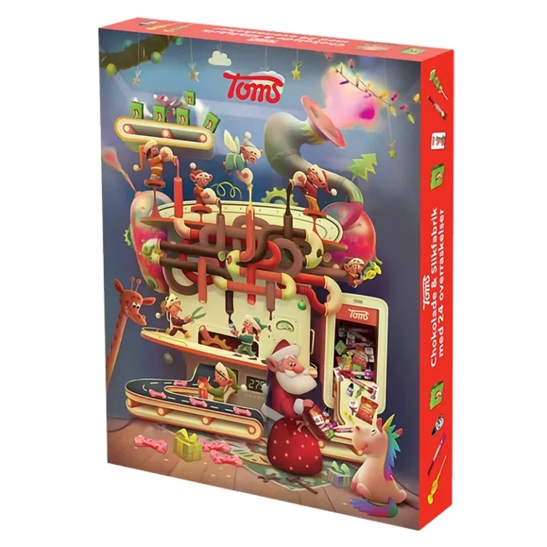 Toms Choklad- & Godisfabrik Adventskalender 385 Gram