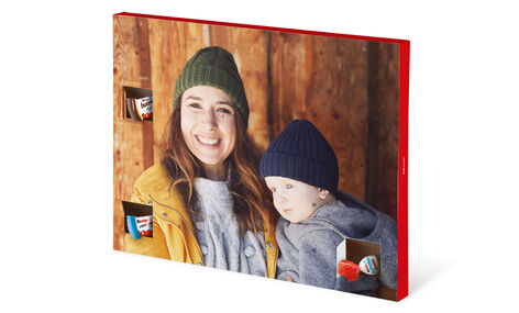 XXL Chokladkalender med bild, fylld med kinder®-choklad - liggande
